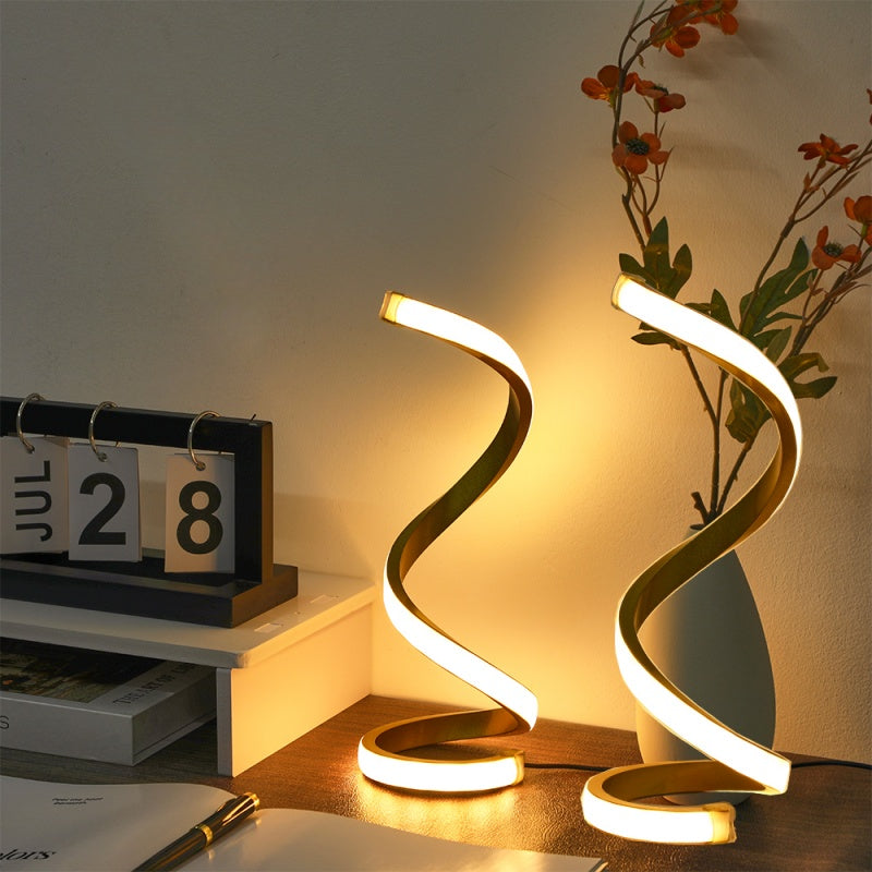 Spiral LED Desk Lamp